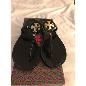 Tory Burch Mini Miller Flat Jelly Thong Sandals